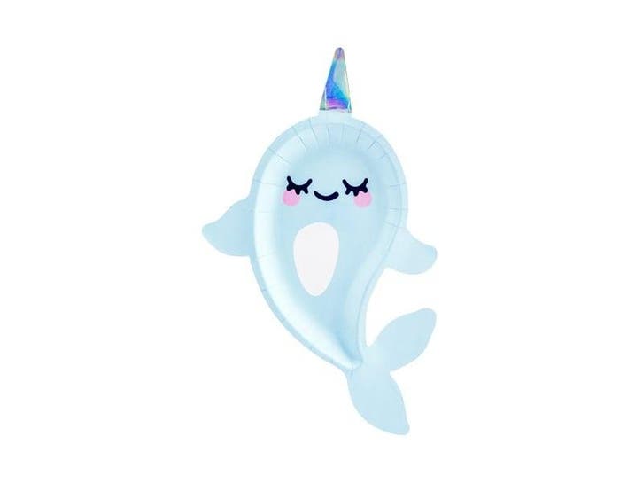 Walvis Borden 29cm 6st, Hobby en Vrije tijd, Feestartikelen, Nieuw, Verzenden