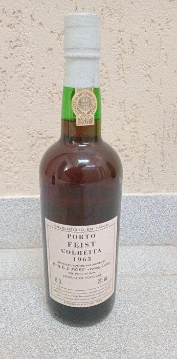 1963 Porto Feist - Colheita Port, Tawny - Embouteillé en, Verzamelen, Nieuw
