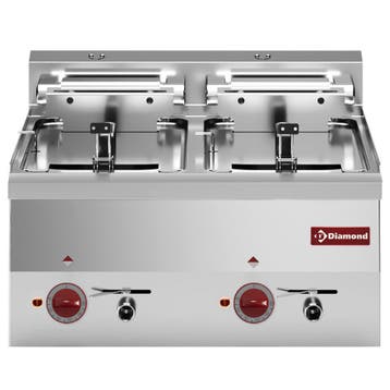 Friteuse | PRO 600 | Elektrisch | 10+10L | 100°C/180°C |, Verzenden