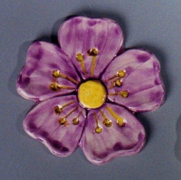 Wanddecoratie (8) - Floraal - Italië - Keramiek Serie Petali