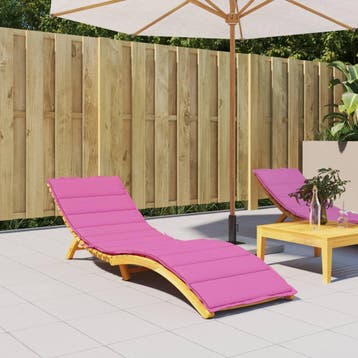 vidaXL Ligbedkussen oxford stof roze, Verzenden, Nieuw