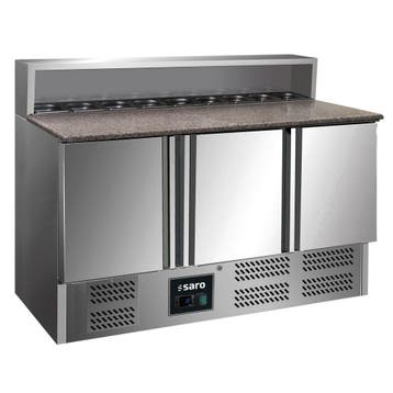 Pizzawerkbank | 400L | 3 Deuren (1/1 GN) | Boven 8x 1/6 GN, Verzenden, Nieuw in verpakking