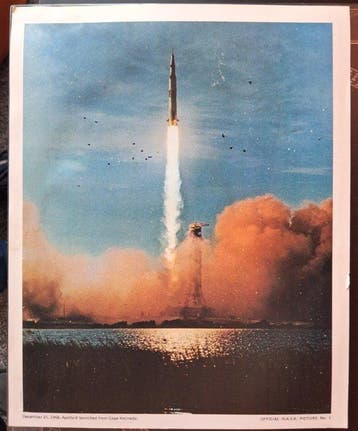 NASA - (8) X Vintage 1969 Apollo Mission photographs