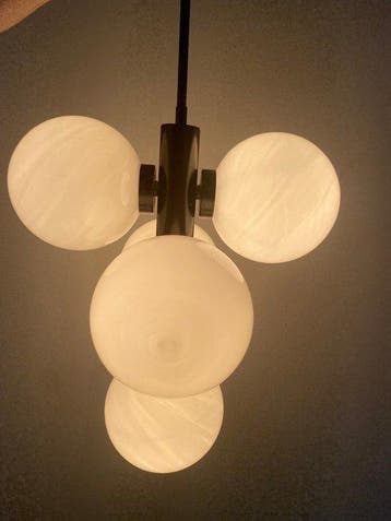 Massive - Plafondlamp - Metaal, Glas
