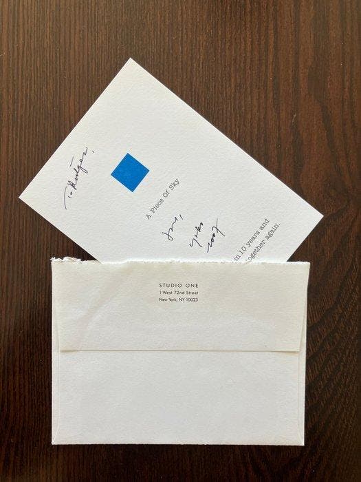Yoko Ono (1933) - A Piece Of Sky, Antiek en Kunst, Antiek | Overige Antiek