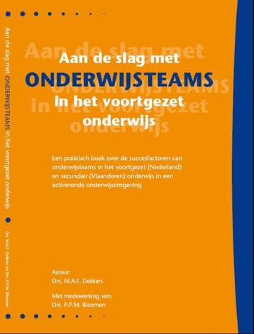 Aan de slag met onderwijsteams in het Voortgezet Onderwijs, Boeken, Verzenden, Gelezen, Marinus Dekkers