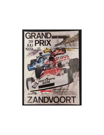 1973 GRAND PRIX ZANDVOORT ORIGINELE POSTER, Ophalen of Verzenden, Nieuw
