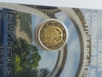 Andorre. 2 Euro 2021 Meritxell + Cuidem la Nostra Gent