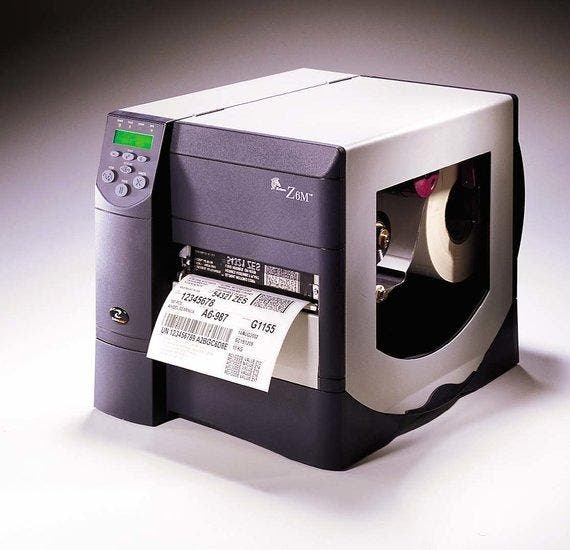Zebra Z6M * Thermal Transfer Barcode Label Printer 300dpi, Computers en Software, Printerbenodigdheden, Gebruikt, Ophalen of Verzenden