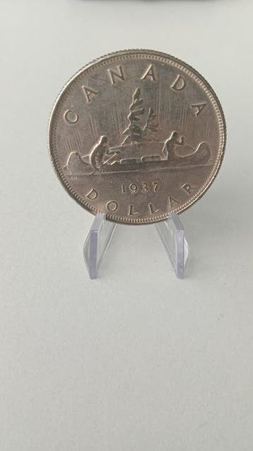 Canada. George VI. 1 Dollar 1937 (Zonder minimumprijs), Postzegels en Munten