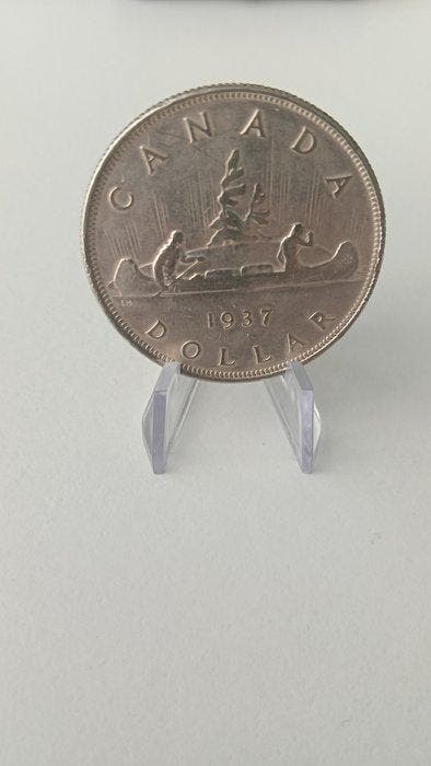 Canada. George VI. 1 Dollar 1937 (Zonder minimumprijs), Postzegels en Munten, Munten | Europa | Niet-Euromunten