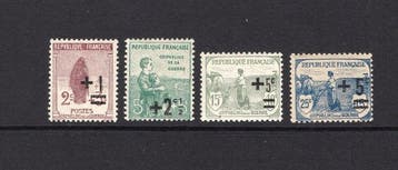 Frankrijk 1922/1922 - Weeskinderen van de oorlog, Gestempeld