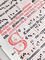 Catholic Church - Antiphonarium Romanum sheet Gregorian