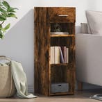 vidaXL Dressoir 30x42,5x93 cm bewerkt hout gerookt, Huis en Inrichting, Kasten | Dressoirs, Verzenden, Nieuw