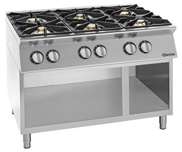 Gasfornuis | 900 | 6 Branders | Gas | 3x6kW + 3x10kW | 48kW, Verzenden, Nieuw in verpakking