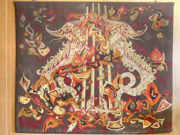 [Robert Four, Aubusson] MM Charollais - Tapisserie - 124 cm