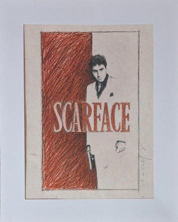 Emma Wildfang - Scarface - Series -Icons on Paper