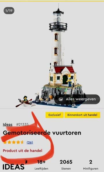 Lego Set - 21335 - Classic, Icons - Rare- Hard top find-, Kinderen en Baby's, Nieuw