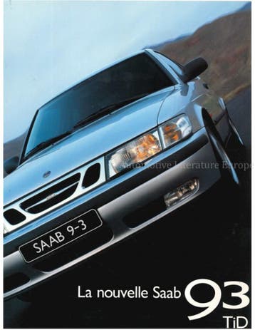 1998 SAAB 9-3 BROCHURE FRANS, Nieuw