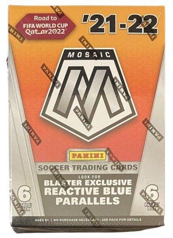 2022 Panini Mosaic Road to FIFA World Cup Soccer Blaster Box, Nieuw