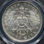 Allemagne, Empire Otton. 5 Mark 1913 - PCGS AU58