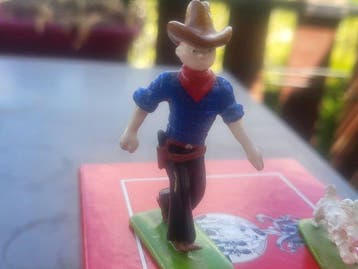 Figurine Pixi 4522 - Tintin en cowboy avec Milou