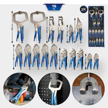Brilliant Tools griptangenset 16-delig, Verzenden, Nieuw