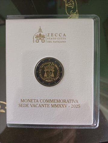 Vaticaan. 2 Euro 2025 Sede Vacante (Zonder minimumprijs)