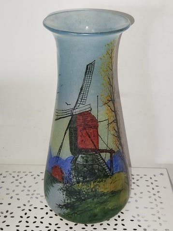 (1839-1916) - vase répertorié Thionville signé Leg -