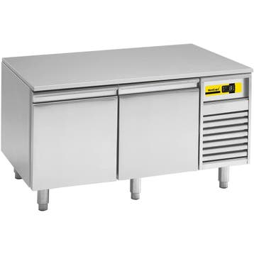 Koelwerkbank | Laag Model | 184L | 2 Laden (1/1 GN) |, Verzenden