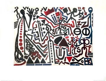 A.R. Penck (after) - Die Zufunkt Des Emigranten - Offset