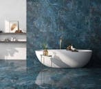 PROEFSTAAL - Lux Kiano Azzuro ( Blauw ) LEVIGLASS Hoogglans, Huis en Inrichting, Ophalen of Verzenden, Nieuw