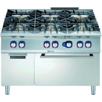 Fornuis + Oven | e-XP 900 | Gas | 6 Branders (4x 6kW + 2x, Verzenden, Nieuw in verpakking