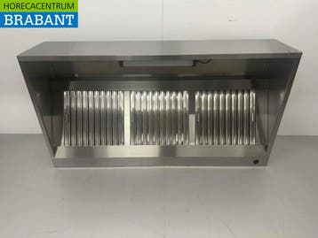 RVS Afzuigkap Dampkap met lamellen filters Premium-line 180, Ophalen of Verzenden, Nieuw