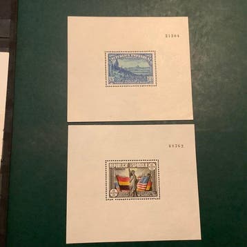 Spanje 1937/1938 - Lotje van 9 blokjes - Editie 758, 764,