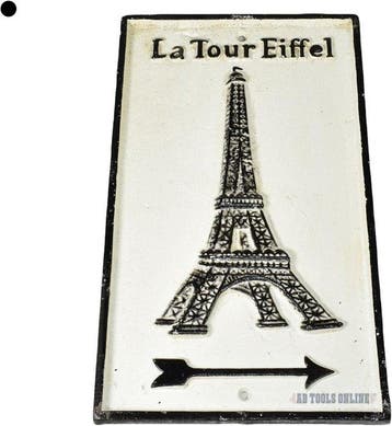 Enseigne publicitaire - La Tour Eiffel - Fonte