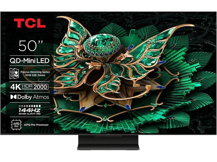 Tcl -  Ultra Hd 4k Mini-led-tv 50 Inch 2025 - Zwart, TV, Hi-fi & Vidéo, Télévisions, Envoi