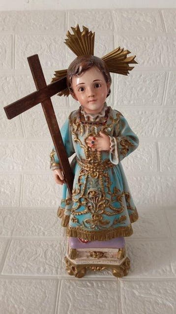 Escuela Olot - Beeld - Niño Jesús de los Remedios - 33 cm -, Antiek en Kunst