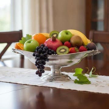 Koch & Bergfeld, Bremen - Fruitschaal - Zilver