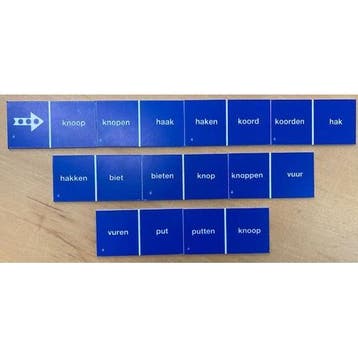 Taaldomino Meervoud Blauw 4, Boeken, Verzenden, Nieuw