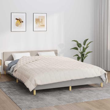 vidaXL Verzwaringsdeken 200x200 cm 13 kg stof, Verzenden, Nieuw