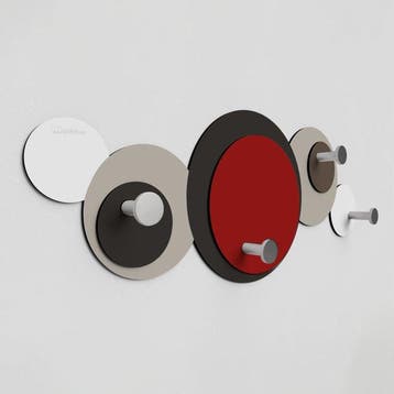 Francesco Calo - Set kapstokhaken - 4ME - Hout, aluminium -, Antiek en Kunst