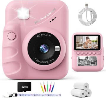 Roze Kindercamera 1080P | OP = OP | Laatste stuks, Kinderen en Baby's, Speelgoed | Educatief en Creatief, Verzenden, Nieuw, Elektronica