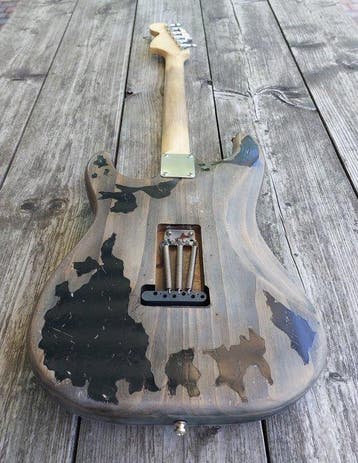 Roadworn Stratocaster - Black One lookalike John Mayer - -, Muziek en Instrumenten, Nieuw