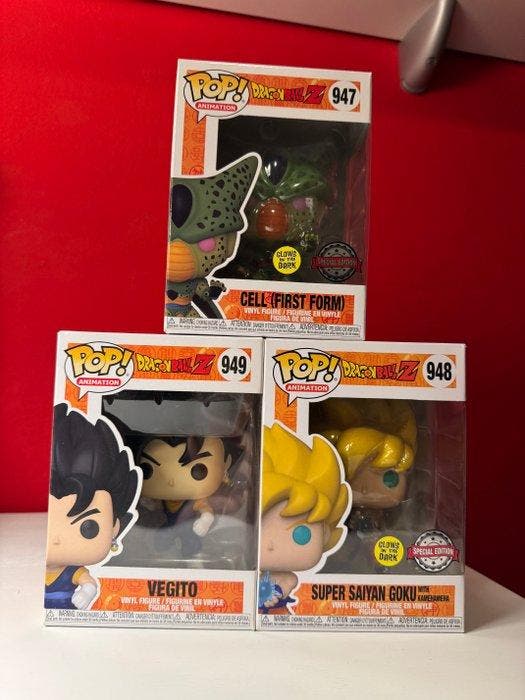 Funko - Funko Pop - Dragon Ball Z - Cell First Form (Glow), Antiquités & Art, Antiquités | Jouets