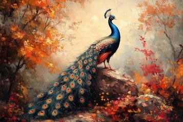 CoCo - Colorful Fall Foliage - XXL, Antiquités & Art