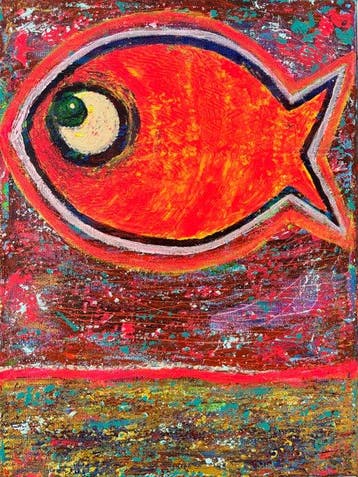 Denis Kuvayev (1971) - Goldfish passes the Andromeda nebula