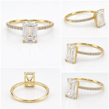 Zonder minimumprijs - Ring - 14 karaat Geel goud - 2.10ct., Nieuw