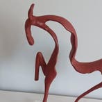 Sculpture, Grand Cheval abstrait - 35 cm - fonte