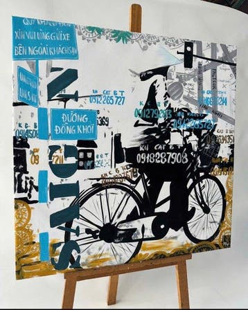 Nguyen Van Pho (1999) - Le Bruit de Saigon 80 80 cm